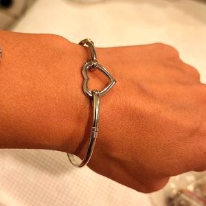 Silver Heart Bracelet